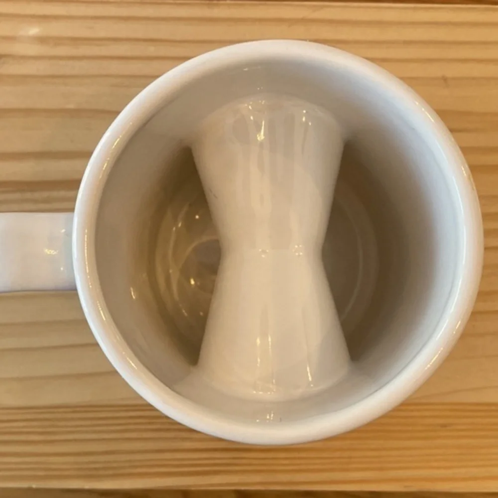 PAPEL Cut Out‎ Heart Ceramic Coffee Mug Pink